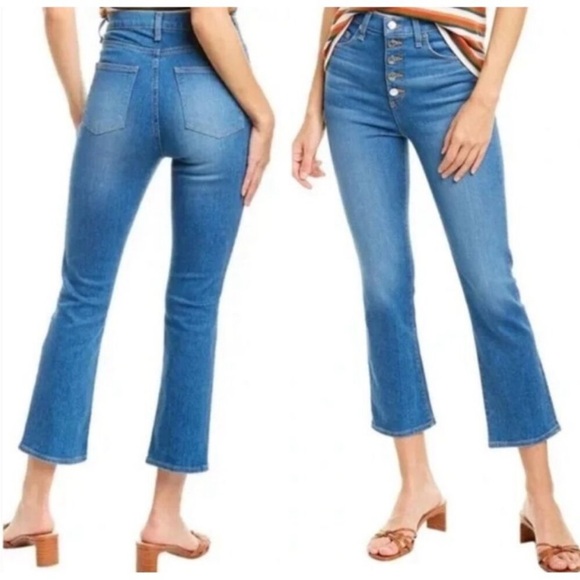 Veronica Beard Blue Flare & Wide Leg Jeans - Picture 2 of 12